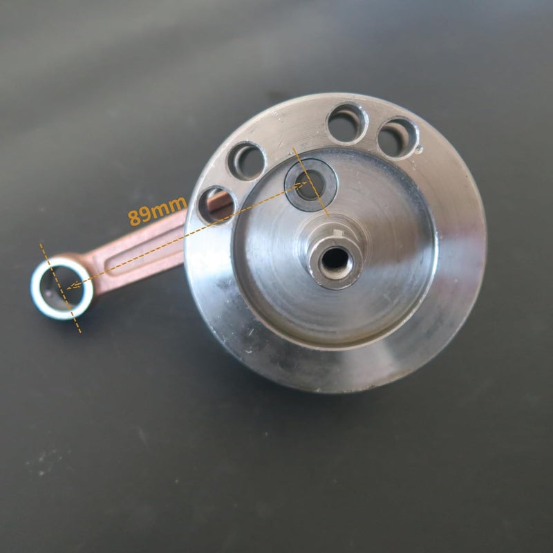 CDHPOWER YD85cc Crankshaft Kit Assy with 4 Balanced Holes, Fit YD85cc Piston 2 Stroke 85cc - Image 4